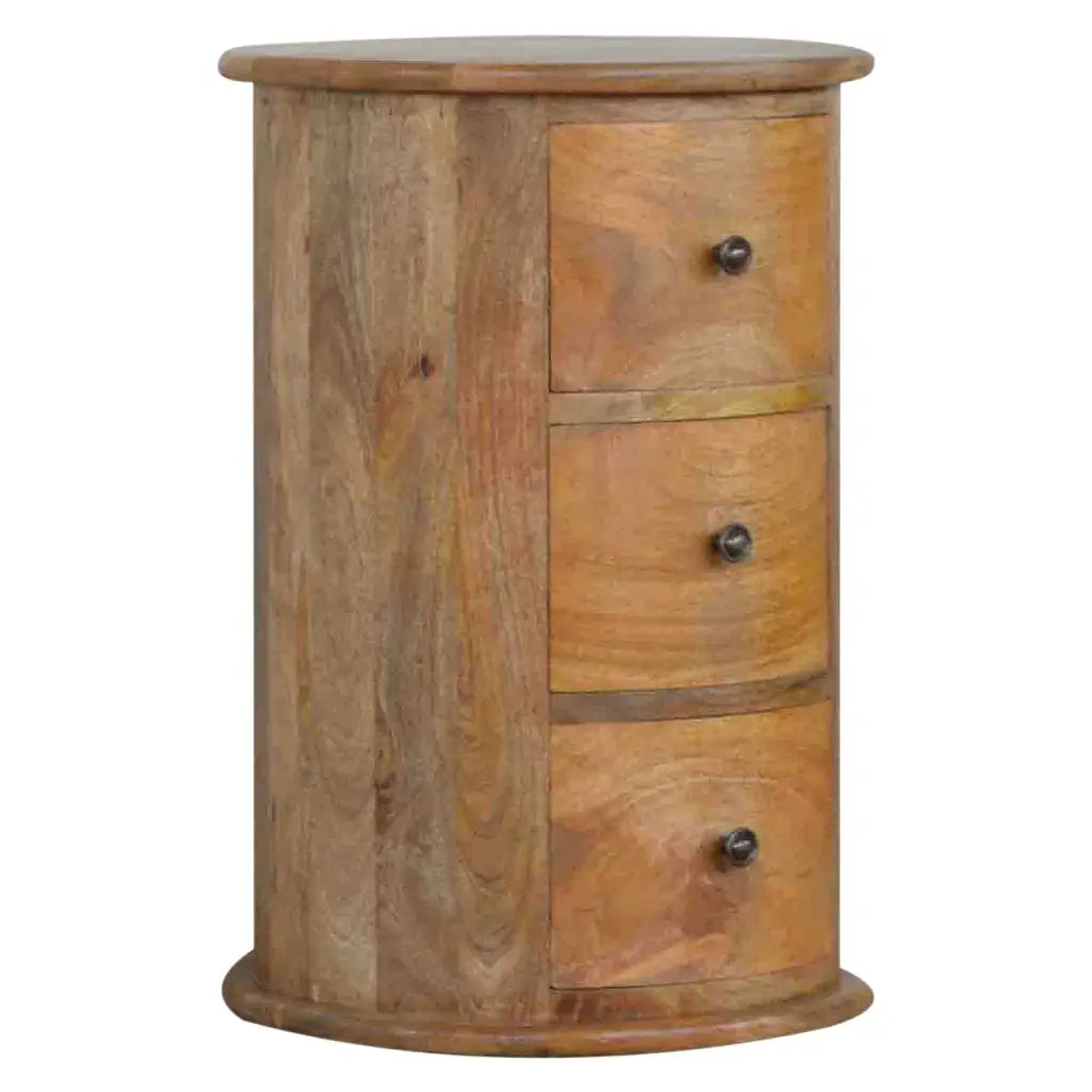 3 Drawer Drum Chest of Drawers