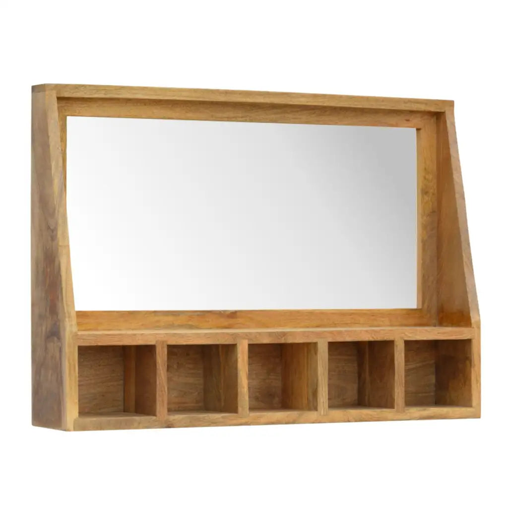 5 Slot Wall Mounted Mirror