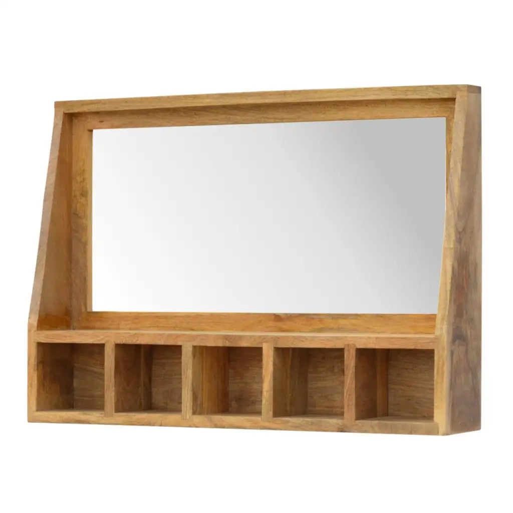 5 Slot Wall Mounted Mirror