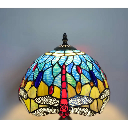 Blue Dragonfly Tiffany Lamp