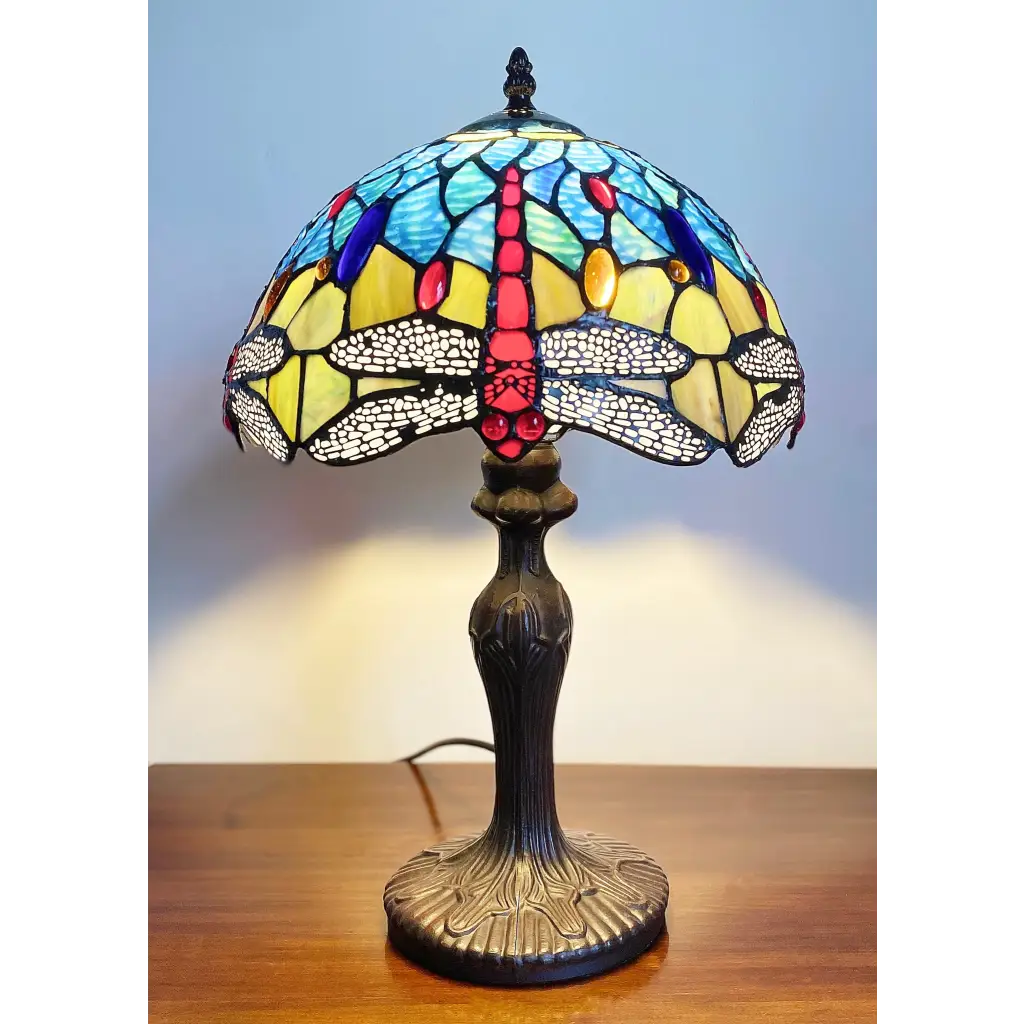 Blue Dragonfly Tiffany Lamp