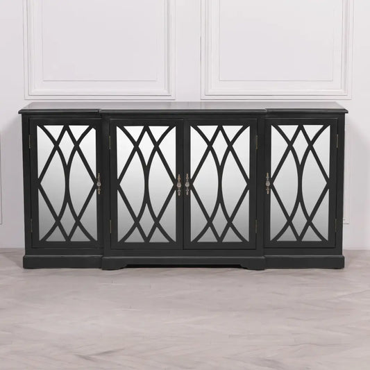 Breakfont Black Mirror Front Sideboard