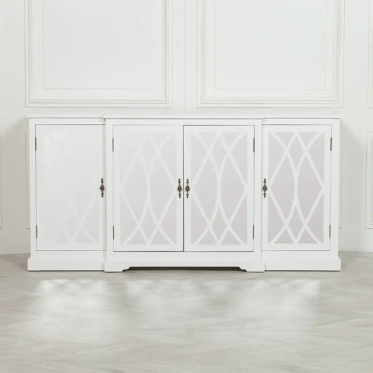 Breakfont White Mirror Front Sideboard