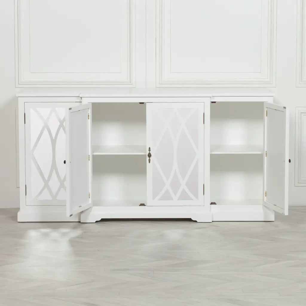 Breakfont White Mirror Front Sideboard