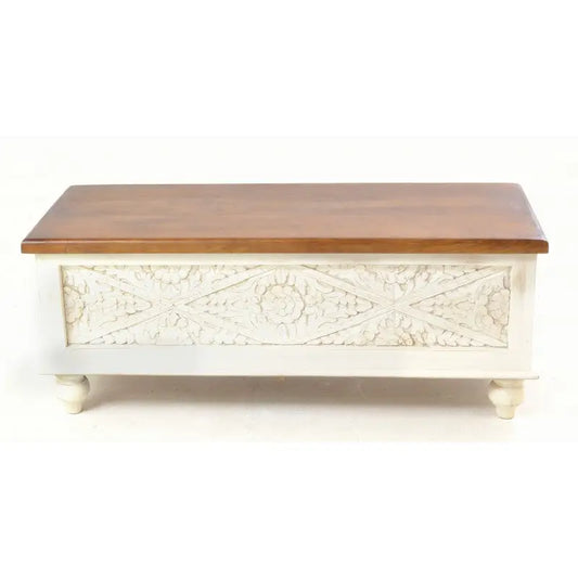 Carved Bedding/ Toy Box