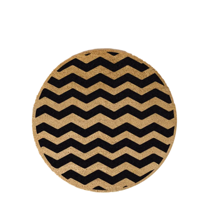 Chevron Circle Doormat