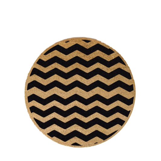 Chevron Circle Doormat