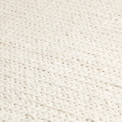 Cream Knitted Large Rug (available in 3 sizes)