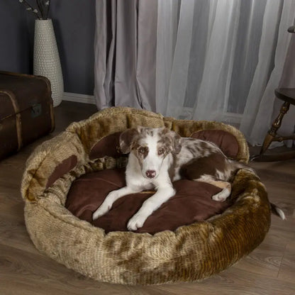 Cub Bear Dog Bed - Brown Bear