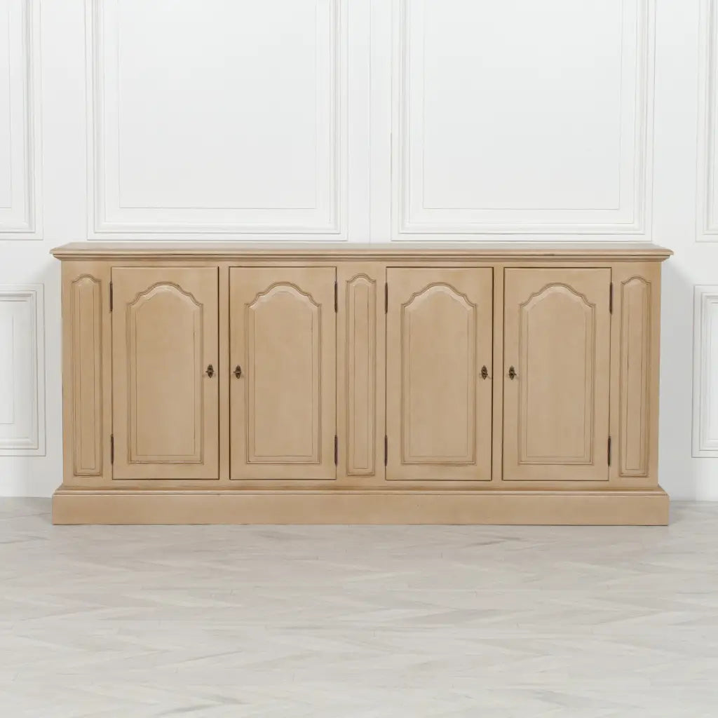 Distressed Painted 4 Door Sideboard