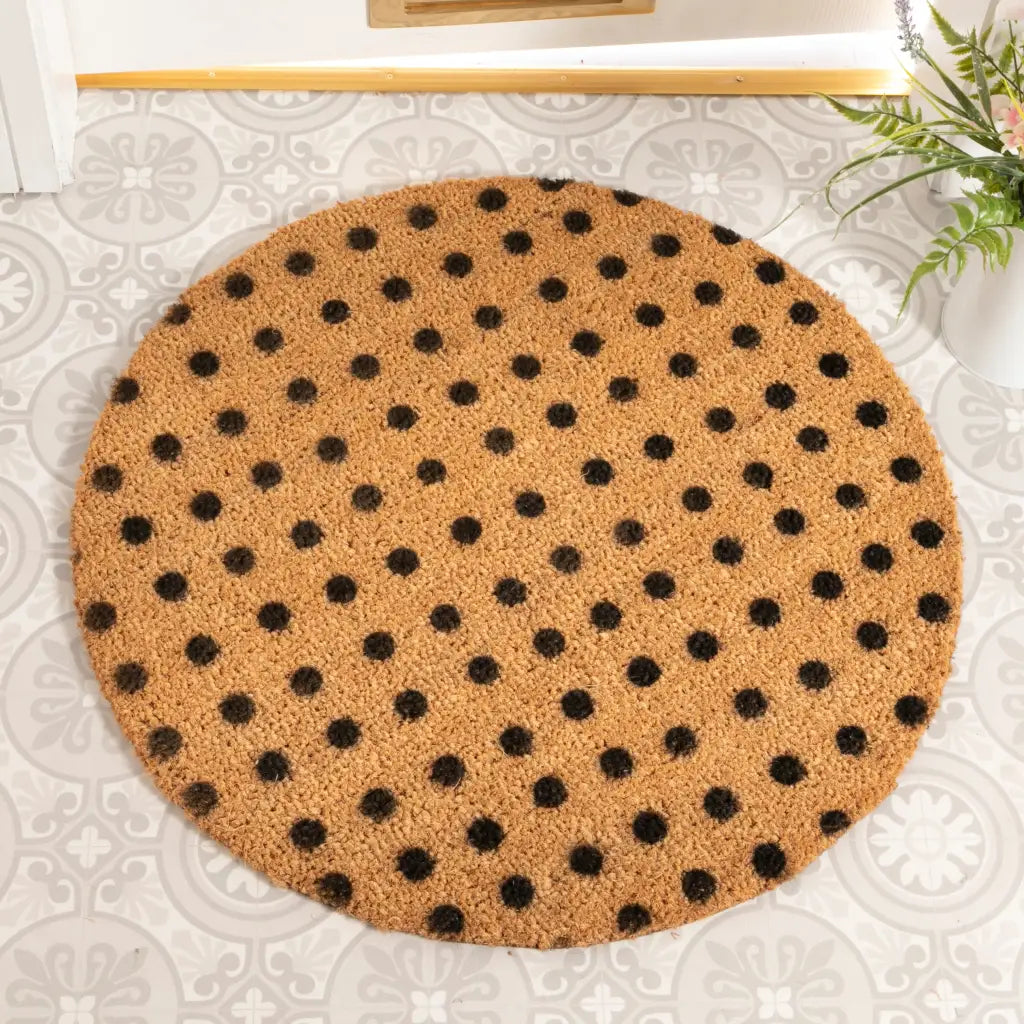 Dots Circle Doormat