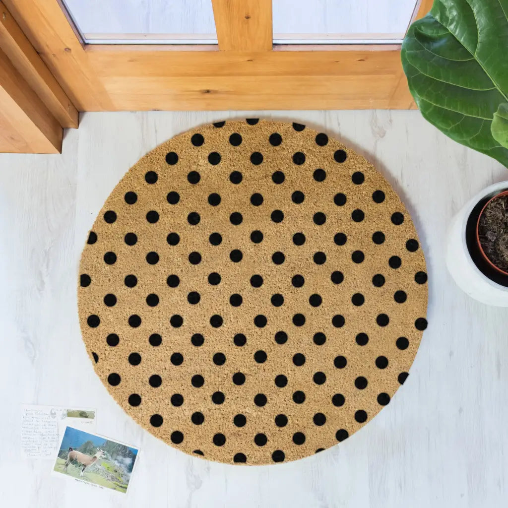 Dots Circle Doormat