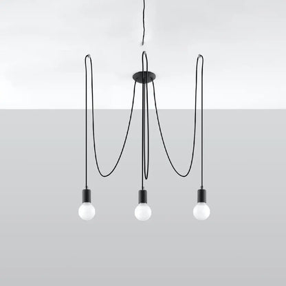 Chandelier EDISON 3 black