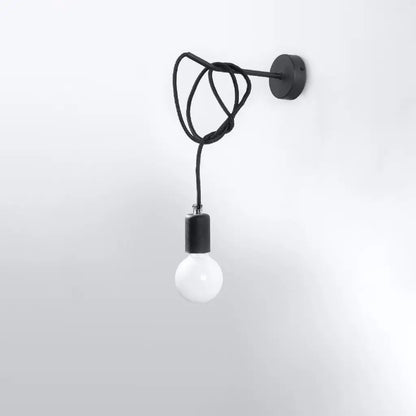 EDISON Black Wall Lamp