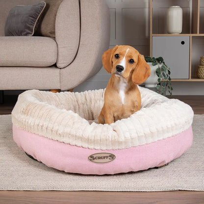 Ellen Donut Bed in Pink (available in 2 sizes)