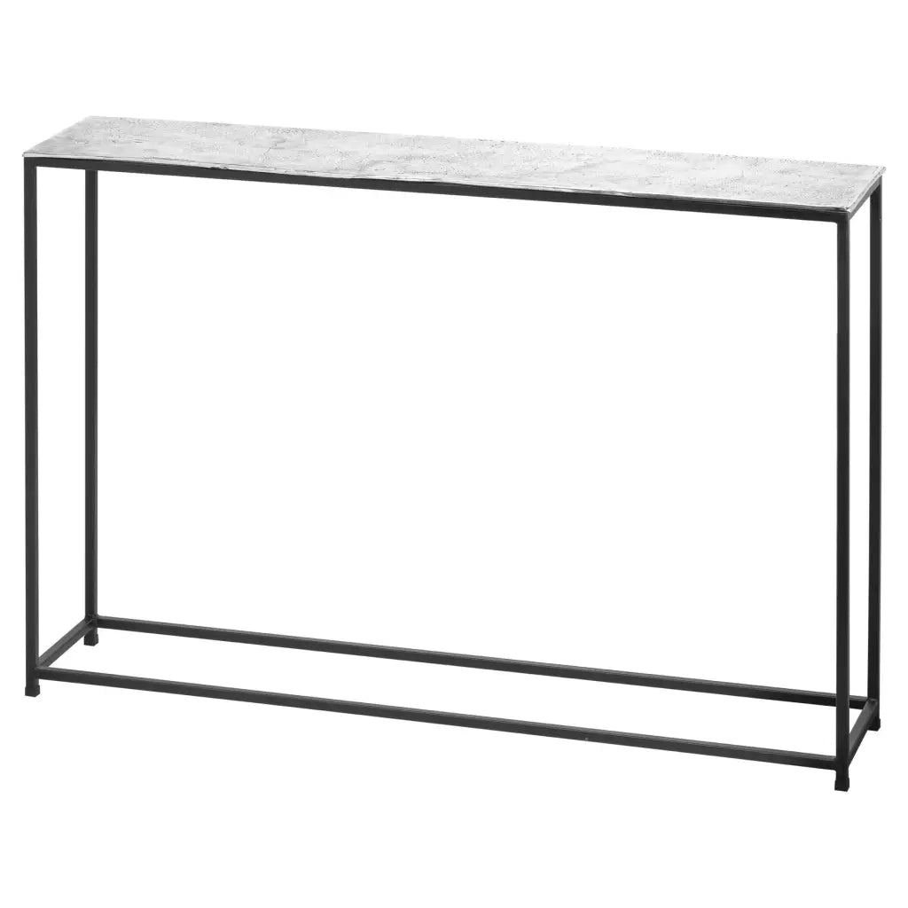 Farrah Collection Silver Console Table