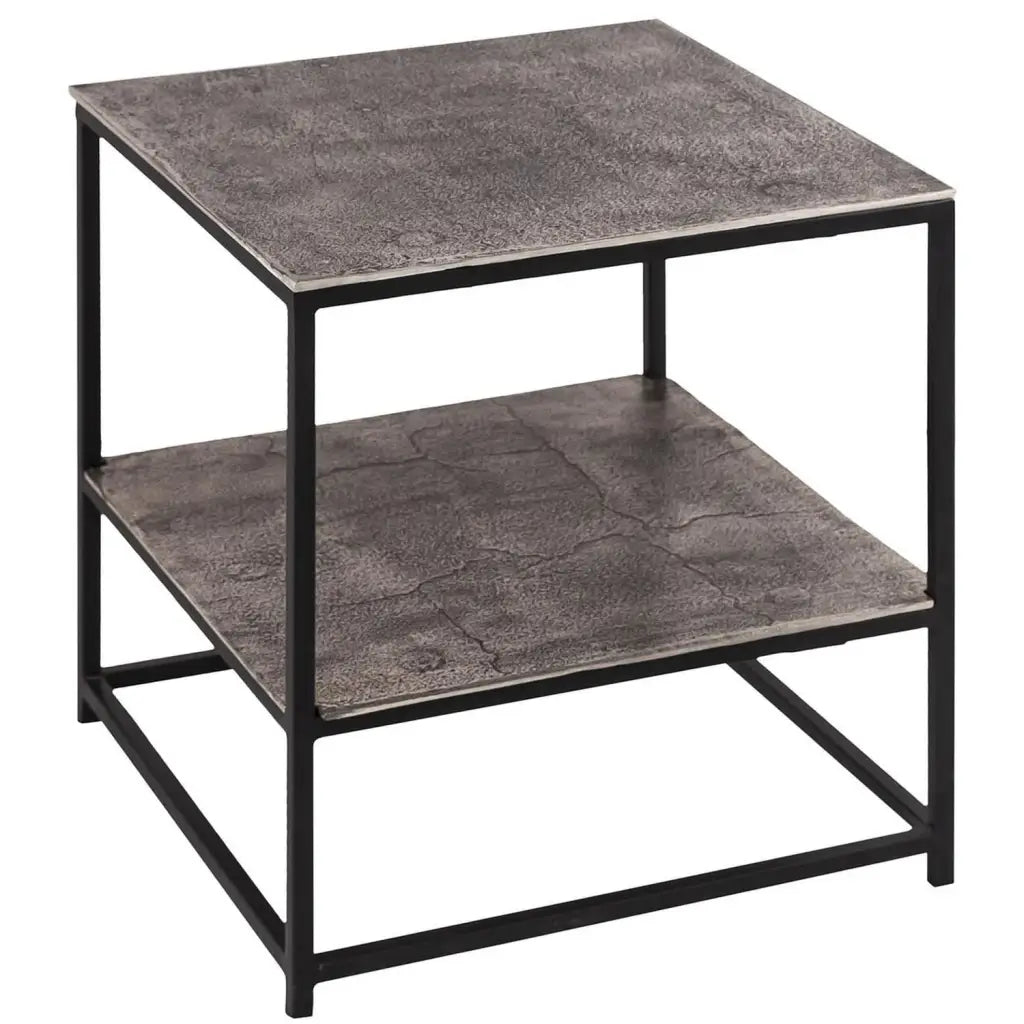 Farrah Collection Silver Side Table