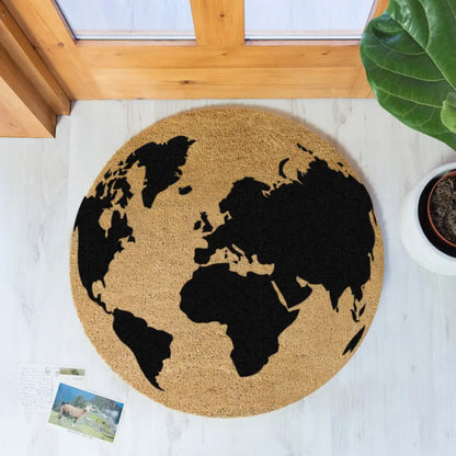 Globe Circle Doormat