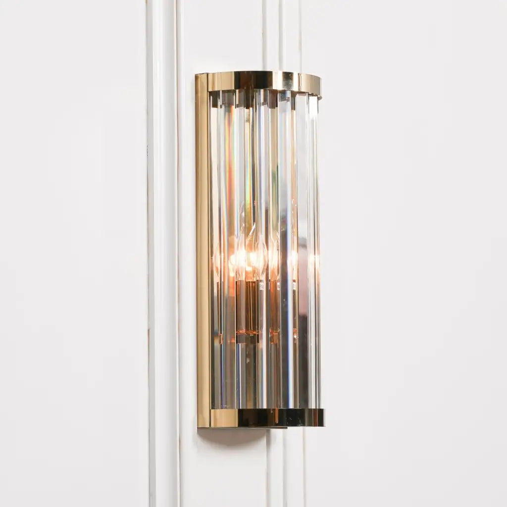 Gold Art Deco Wall Light 39cm