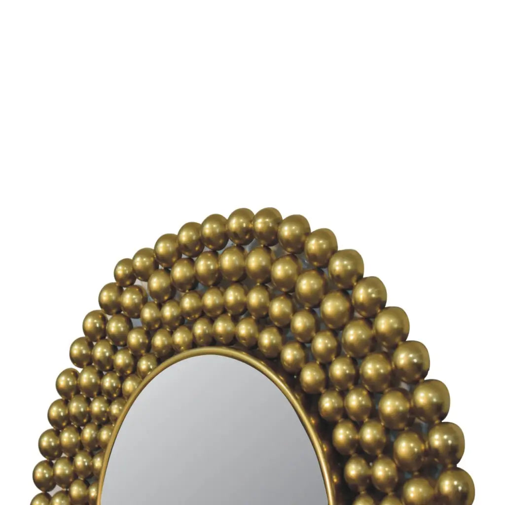 Gold Bubble Mirror Frame - Wall Mirror