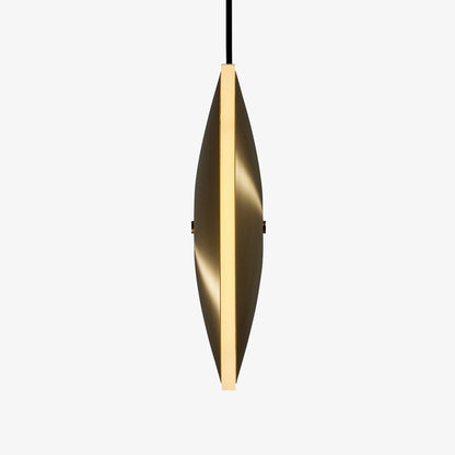 Graypants Chrona Dish10 Vertical Pendant in Brass