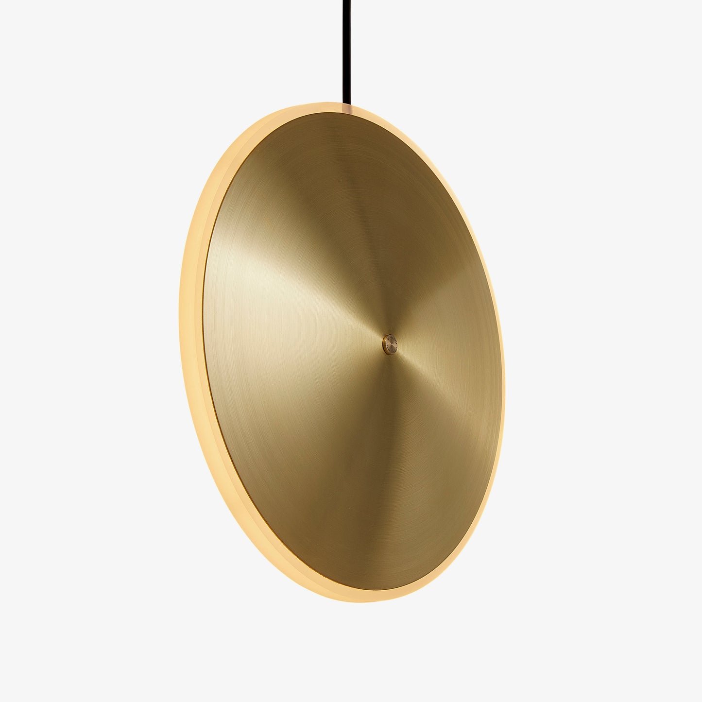 Graypants Chrona Dish10 Vertical Pendant in Brass