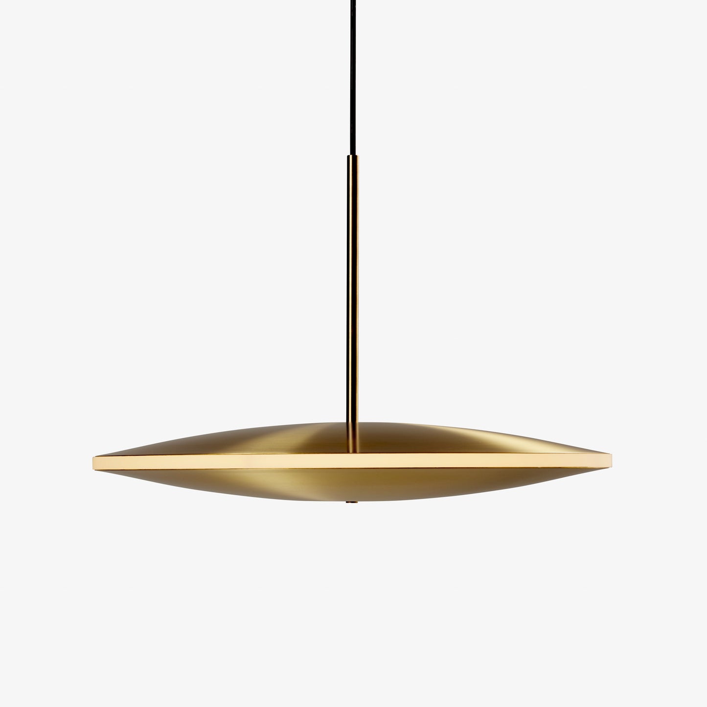 Graypants Chrona Dish17 Horizontal Pendant in Brass