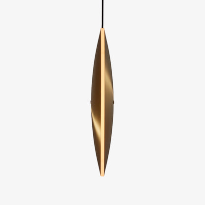 Graypants Chrona Dish17 Vertical Pendant in Brass