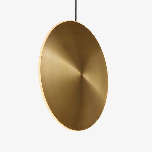 Graypants Chrona Dish17 Vertical Pendant in Brass