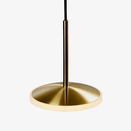 Graypants Chrona Dish6 Horizontal Pendant in Brass