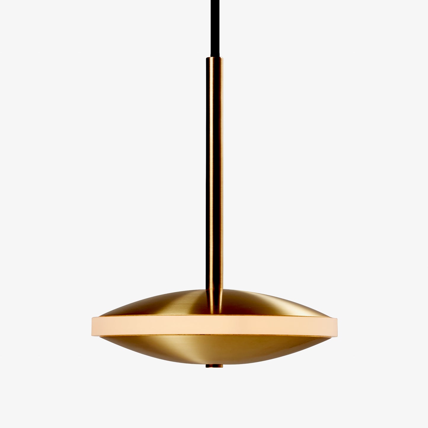 Graypants Chrona Dish6 Horizontal Pendant in Brass