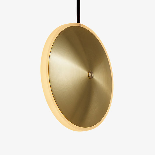 Graypants Chrona Dish6 Vertical Pendant in Brass