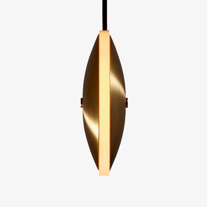 Graypants Chrona Dish6 Vertical Pendant in Brass