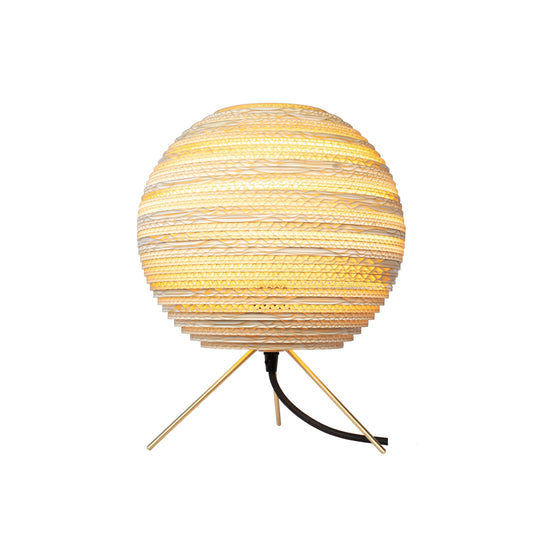 Graypants Scraplights Moon Table Lamp Blonde