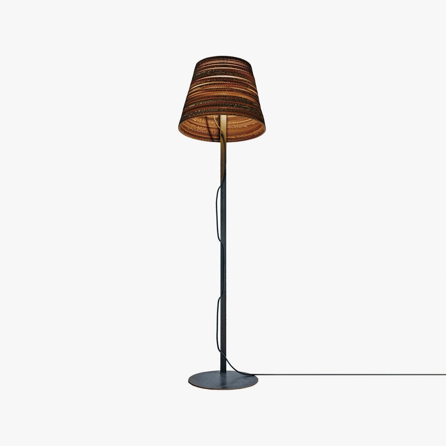 Graypants Scraplights Tilt Floor Lamp in Natural