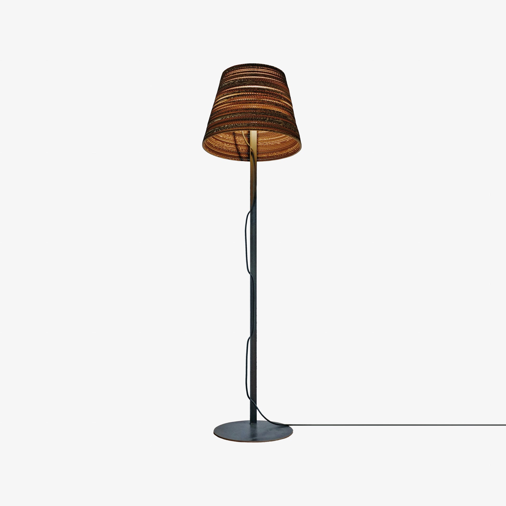 Graypants Scraplights Tilt Floor Lamp in Natural