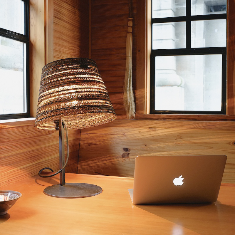 Graypants Scraplights Tilt Table Lamp in Natural