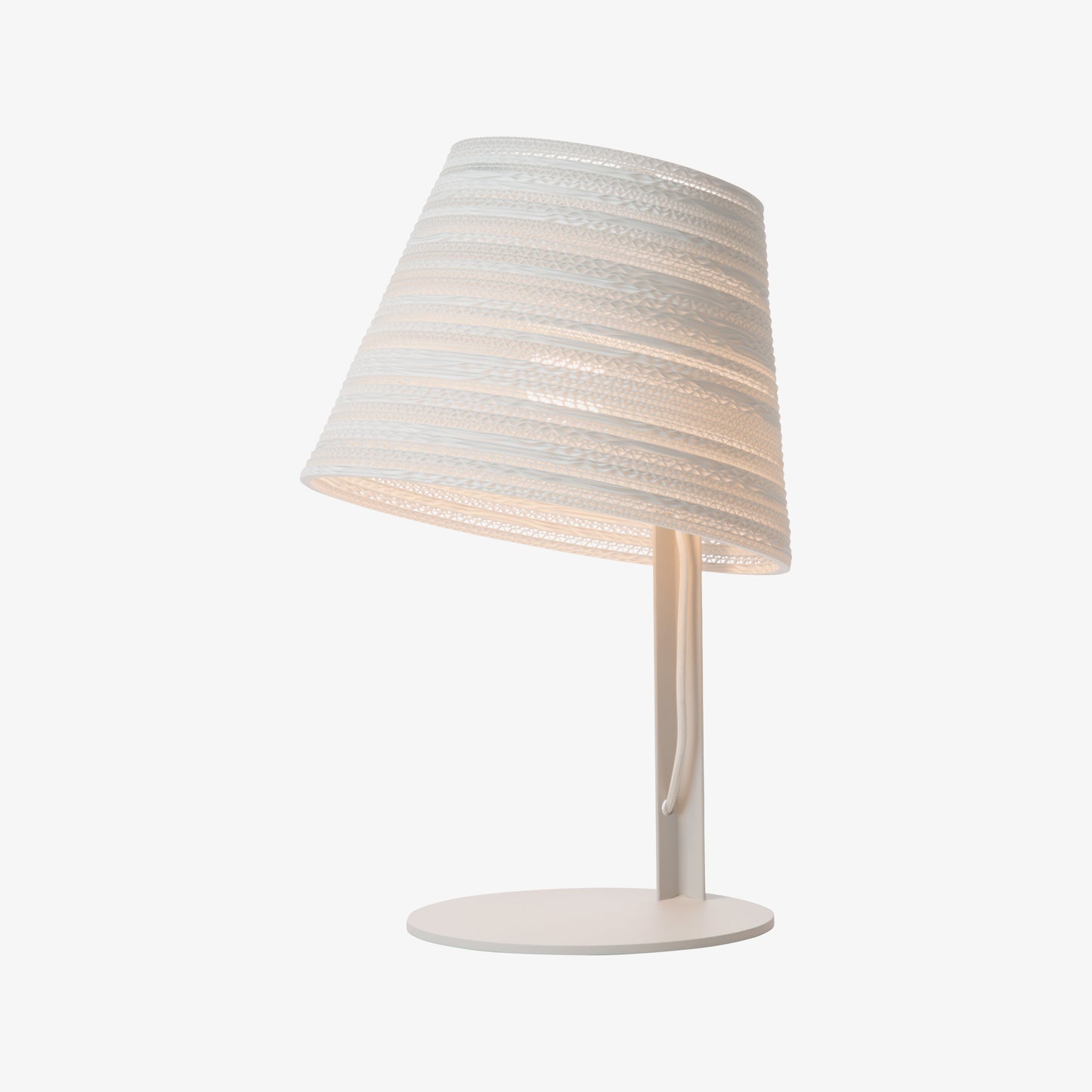 Graypants Scraplights Tilt Table Lamp in White