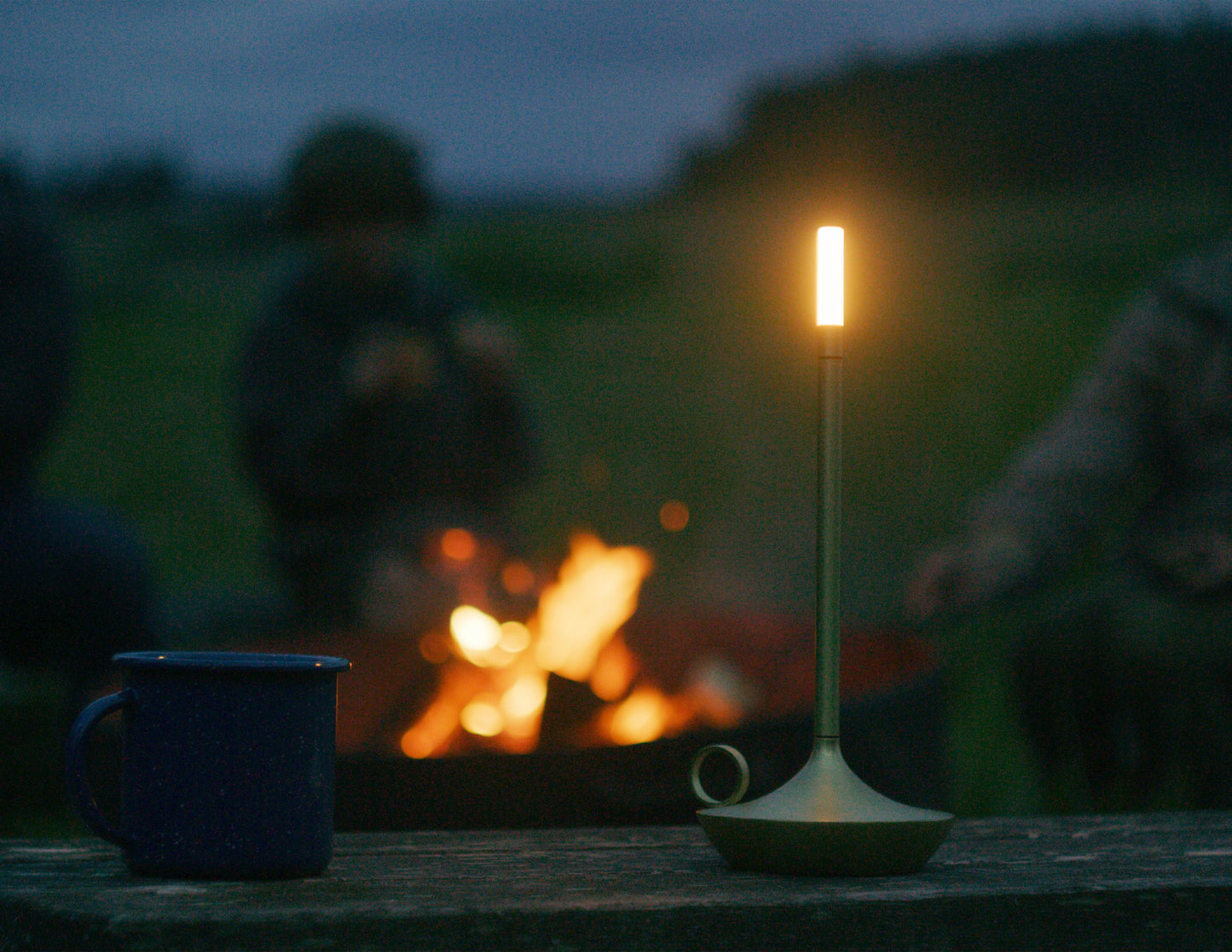 Graypants Wick Rechargeable Table Light, USB-C in Brass