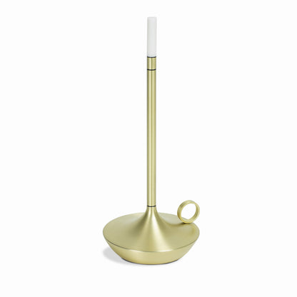 Graypants Wick Rechargeable Table Light, USB-C in Brass