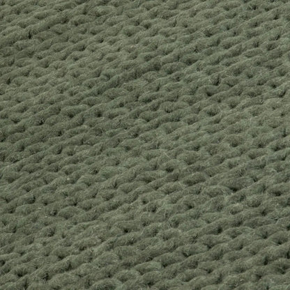 Green Knitted Large Rug (available in 3 sizes)