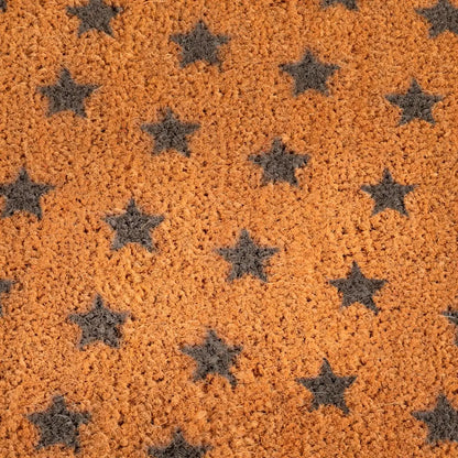 Grey Stars Circle Doormat