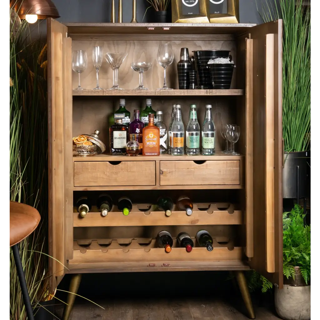 Havana Gold Drinks Cabinet