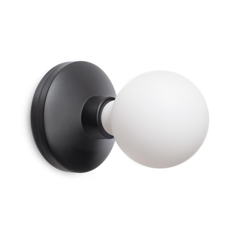 Humble Bee Black Frosted Wall Light