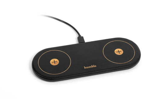 Humble Wireless Bamboo Double Charger - Humble One and Two