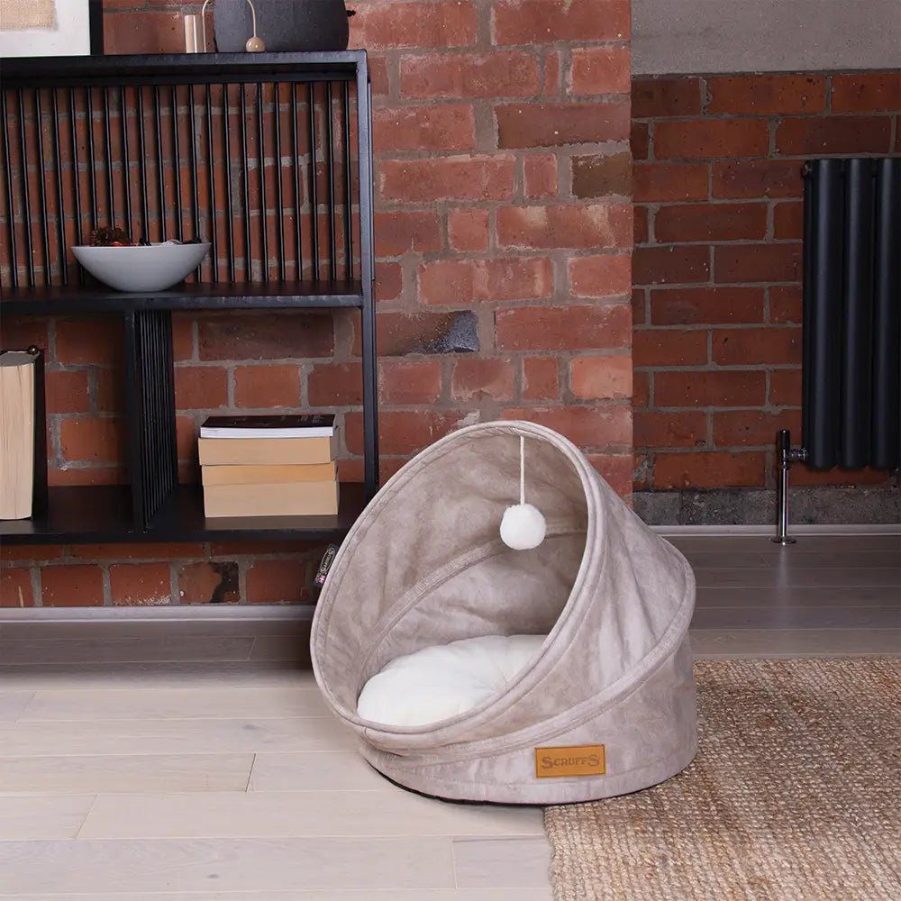 Kensington Cat Bed in Cream - Pet Bed