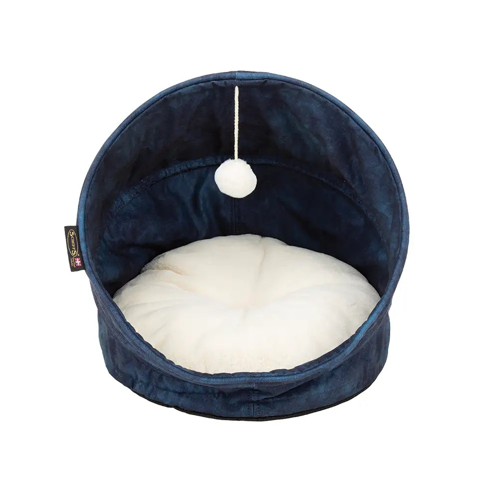 Kensington Cat Bed in Navy