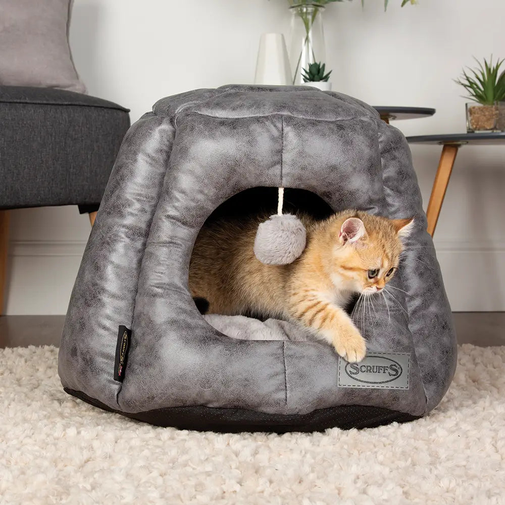 Knightsbridge Cat Bed in Grey