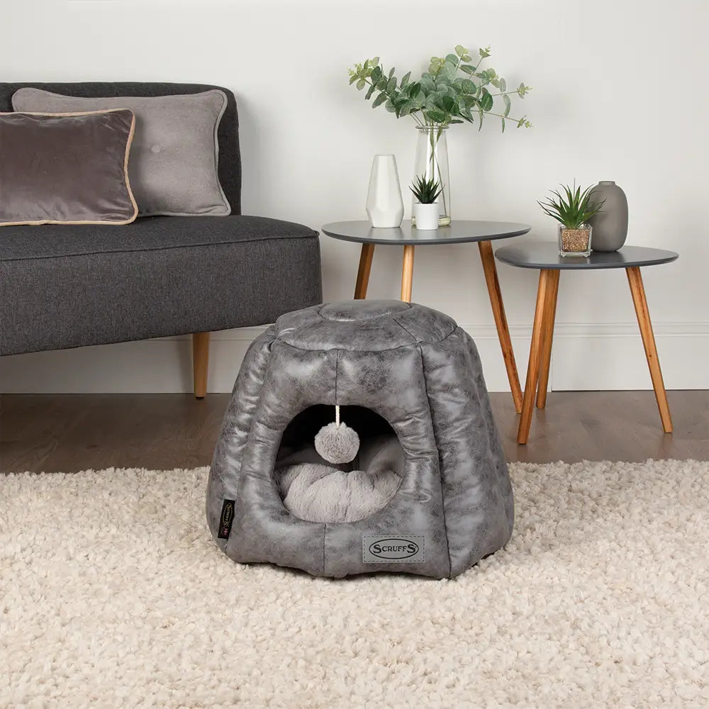 Knightsbridge Cat Bed in Grey