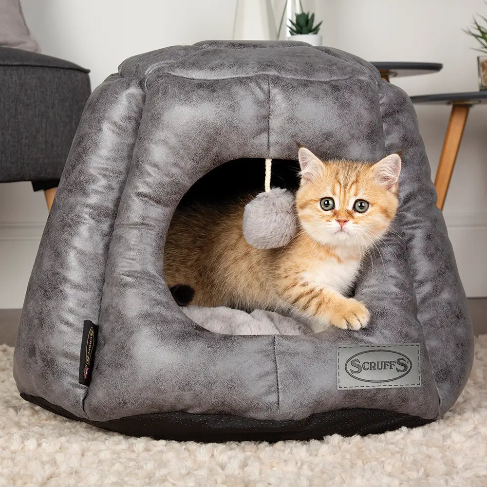 Knightsbridge Cat Bed in Grey